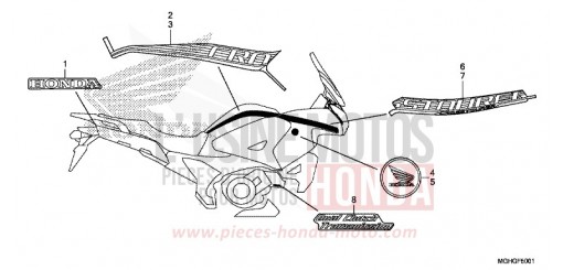 MARQUE (2ED,2RU,2TH,2U) VFR1200XDG de 2016